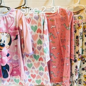 Toddler girl night gowns